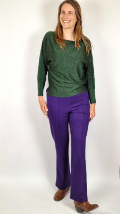 ich-jane-broek-nika-purple-surkana-top-boatneck-sparkle-green