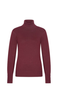 zilch-bamboe-top-high-neck-bordeaux